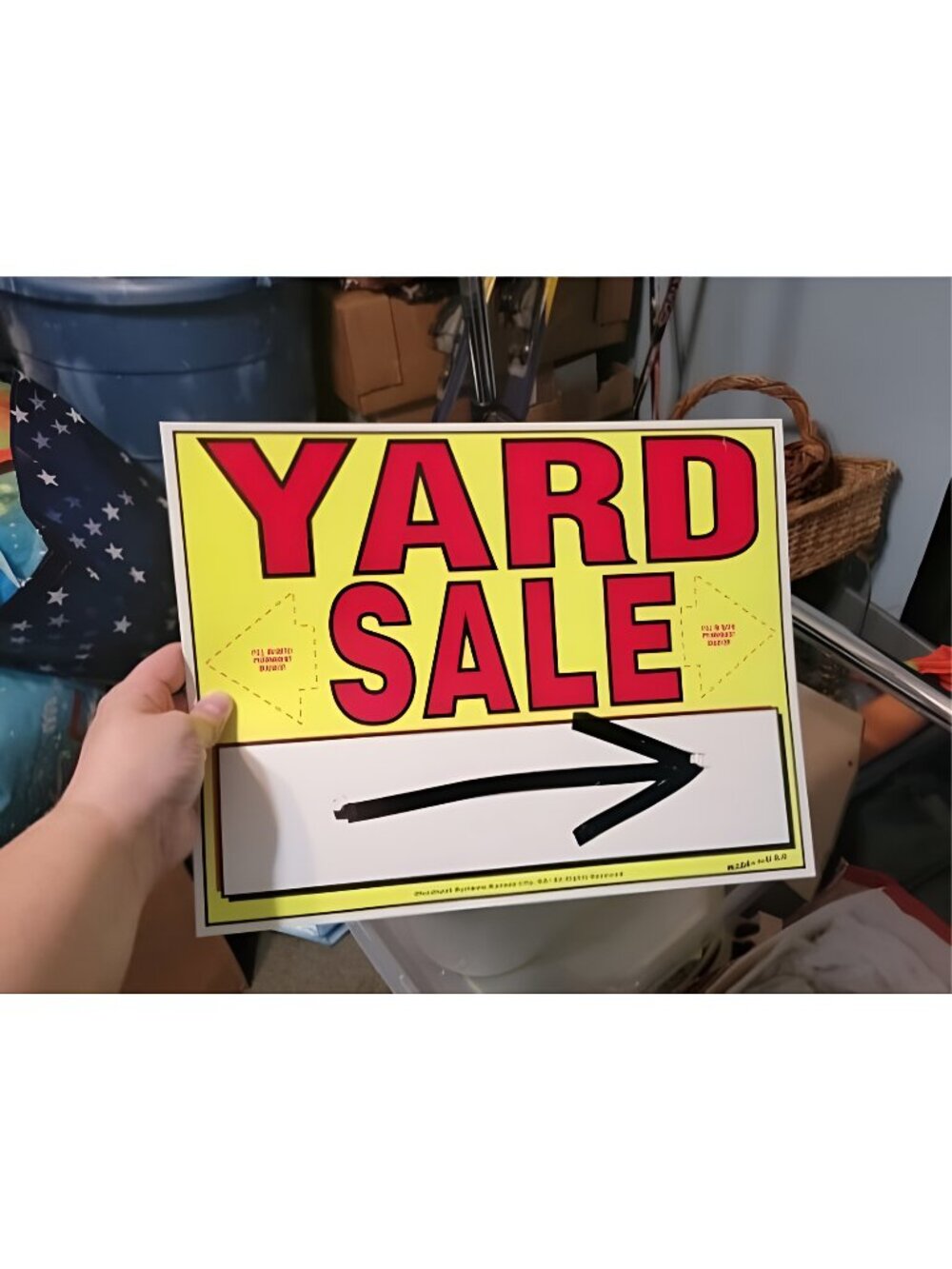 Neon Yellow (10) Large Label 4150 Kit Includes (3) All-Weather Yard Sale Sign
